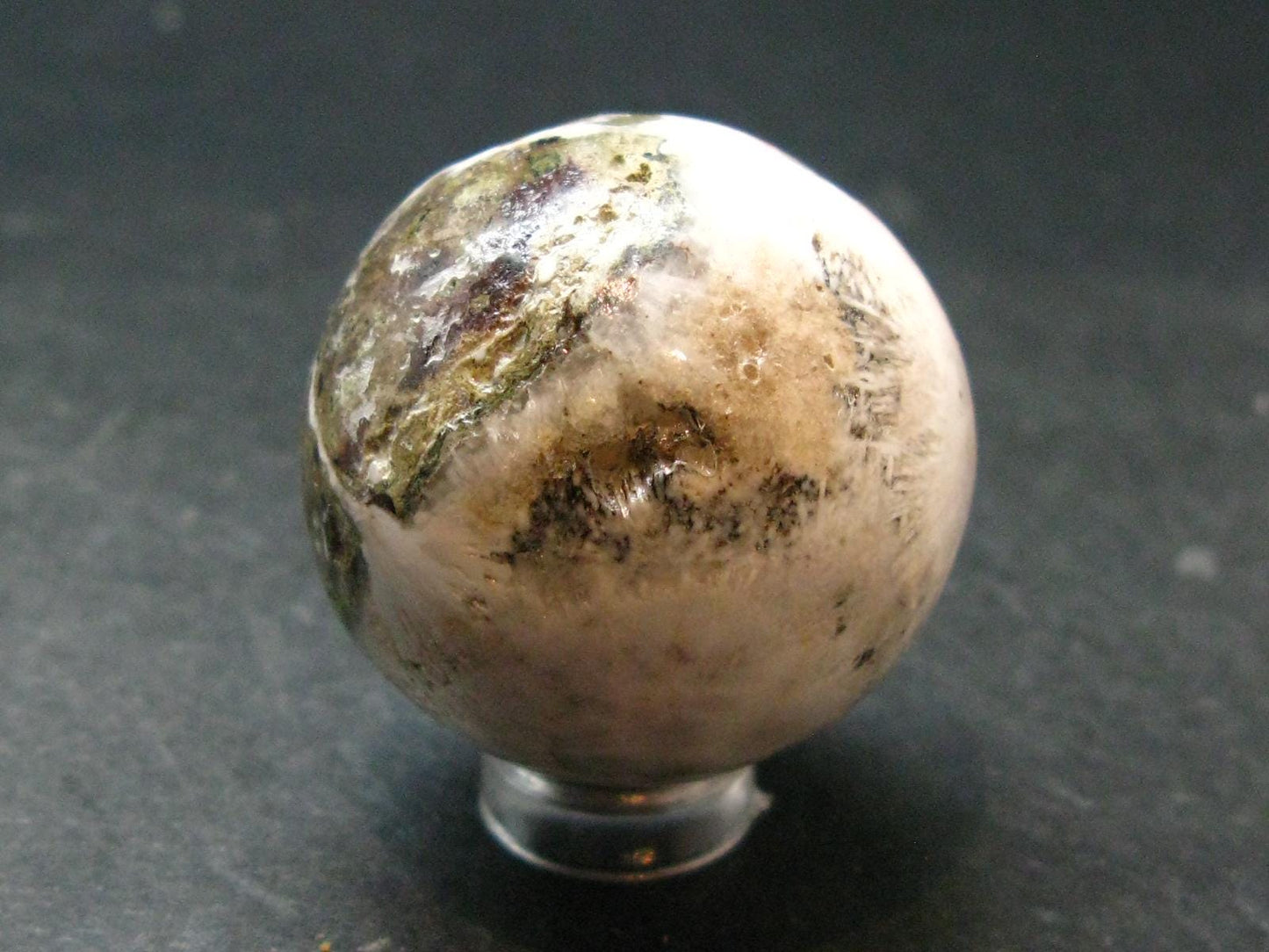 Natrolite Sphere Ball From Indonesia - 1.4" - 45.39 Grams