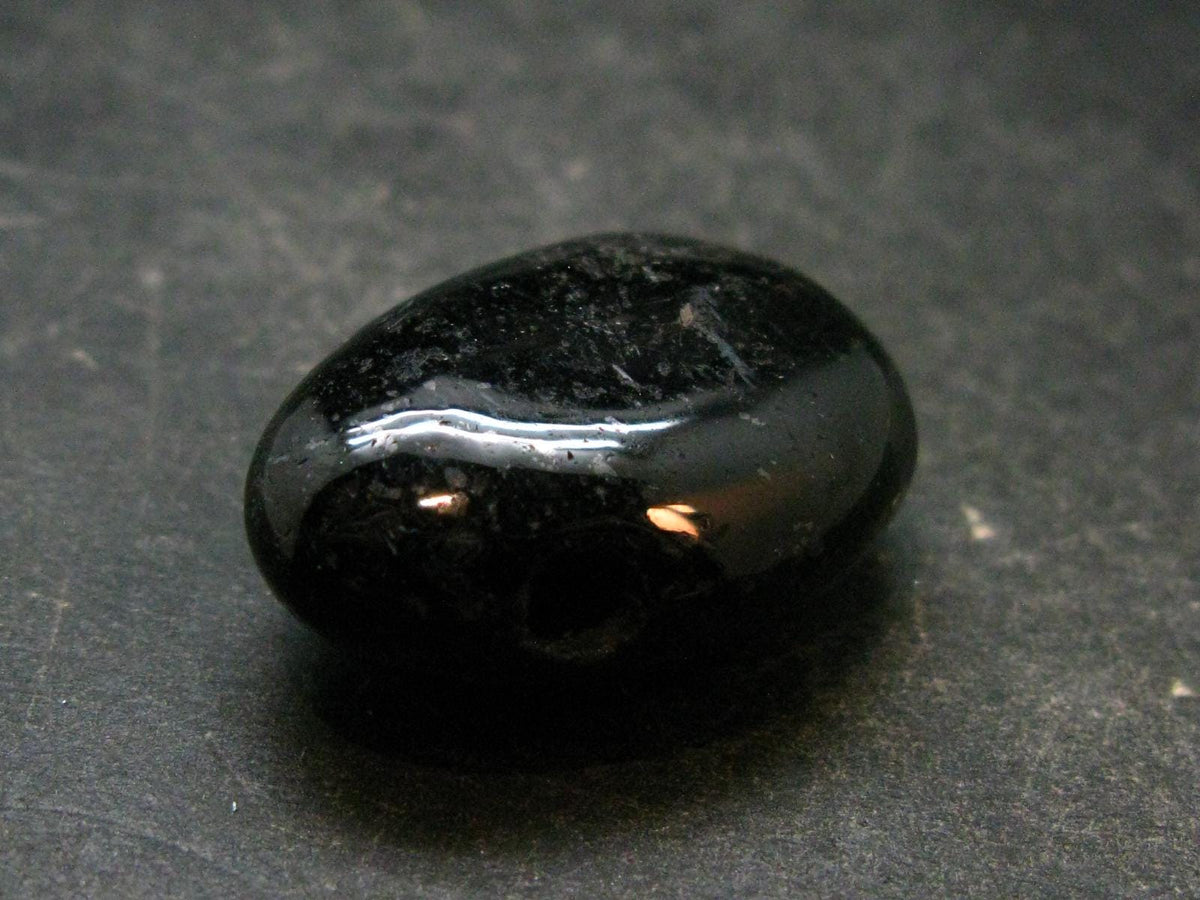 Nuumite Nuummite Metal Free Pendant From Greenland - 1.0" - 11.0 Grams