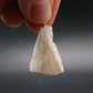 Raw Rare Natrolite Crystal Silver Pendant From Russia - 1.2" - 4.40 Grams