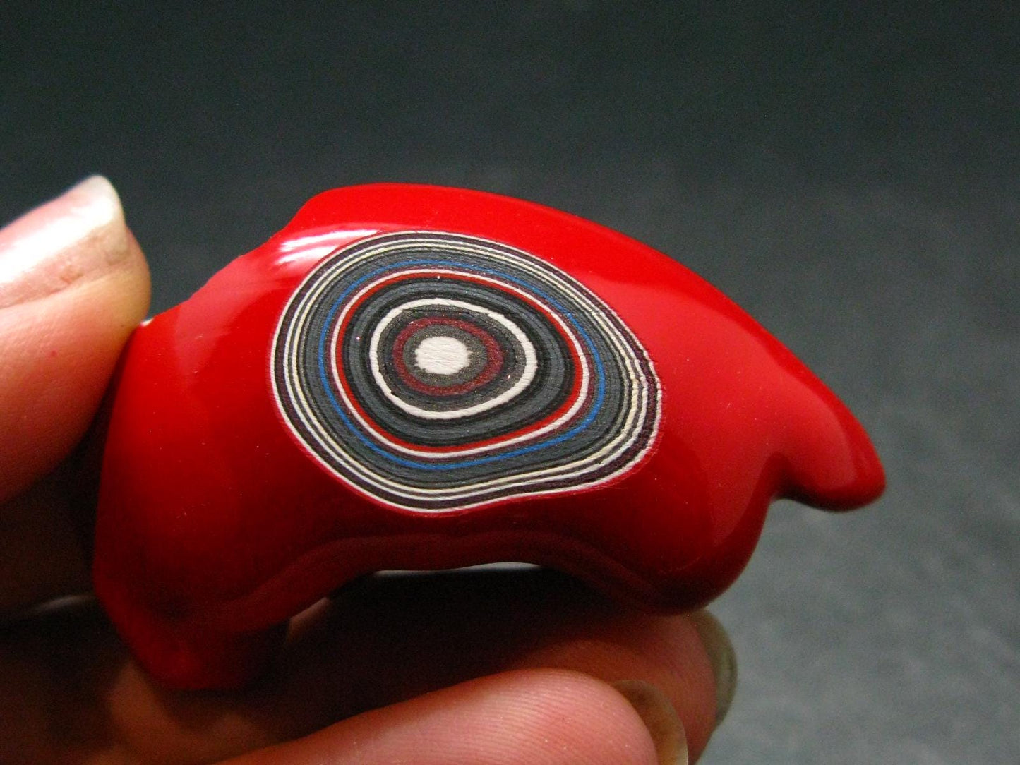 Very Cool Fordite "Detroit Motor City Agate" from Michigan - 2.0"- 12.13 Grams