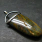 Natural Pietersite Polished Silver Pendant from Namibia - 1.7" - 5.41 Grams