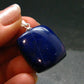 Lapis Lazuli Silver Pendant From Afghanistan - 1.2" - 6.48 Grams