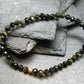 Goldsheen Obsidian Genuine Bracelet ~ 7 Inches ~ 4mm Facetted Beads