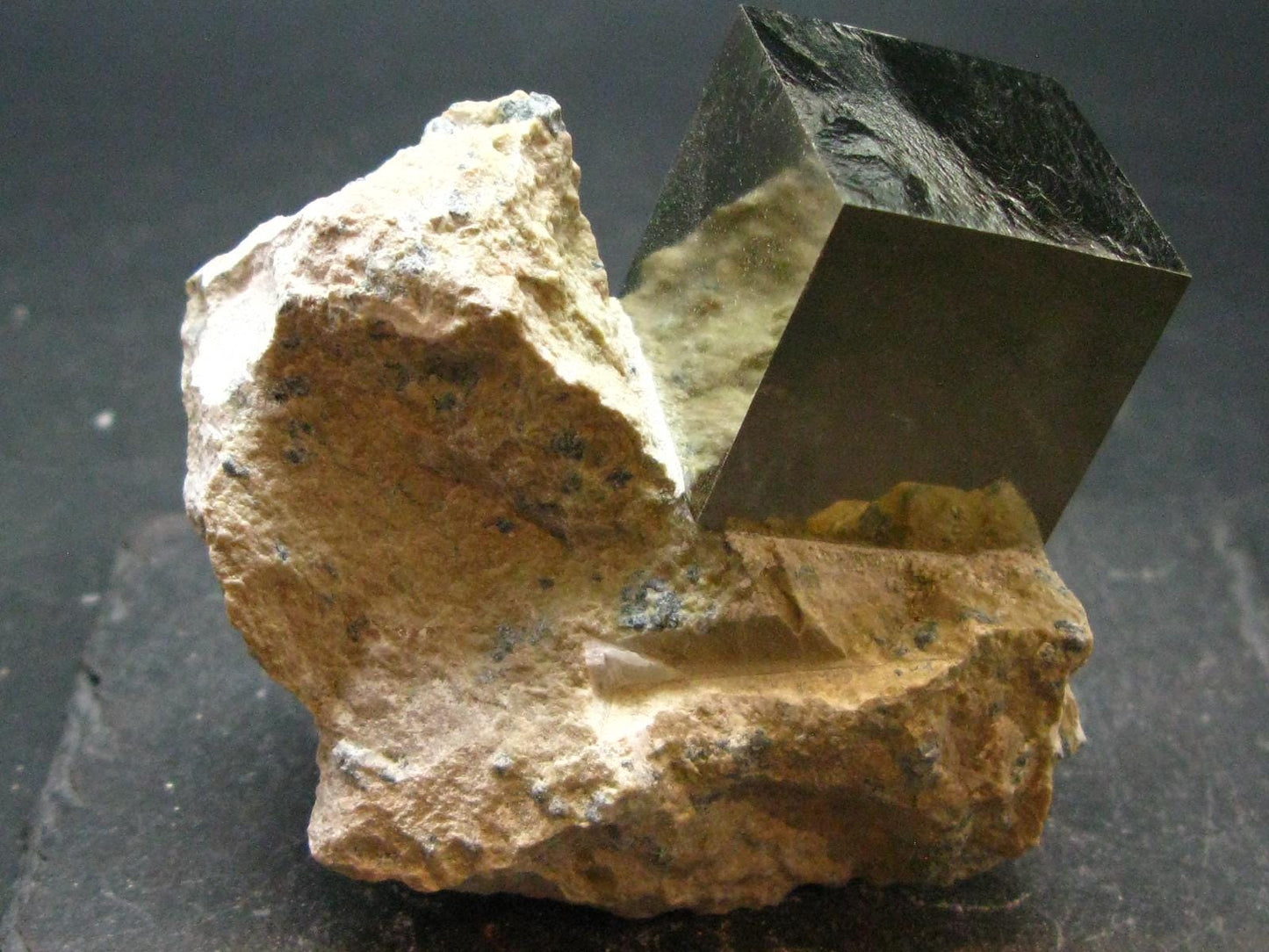 Perfect Pyrite Cube Cluster from Spain - 2.4"