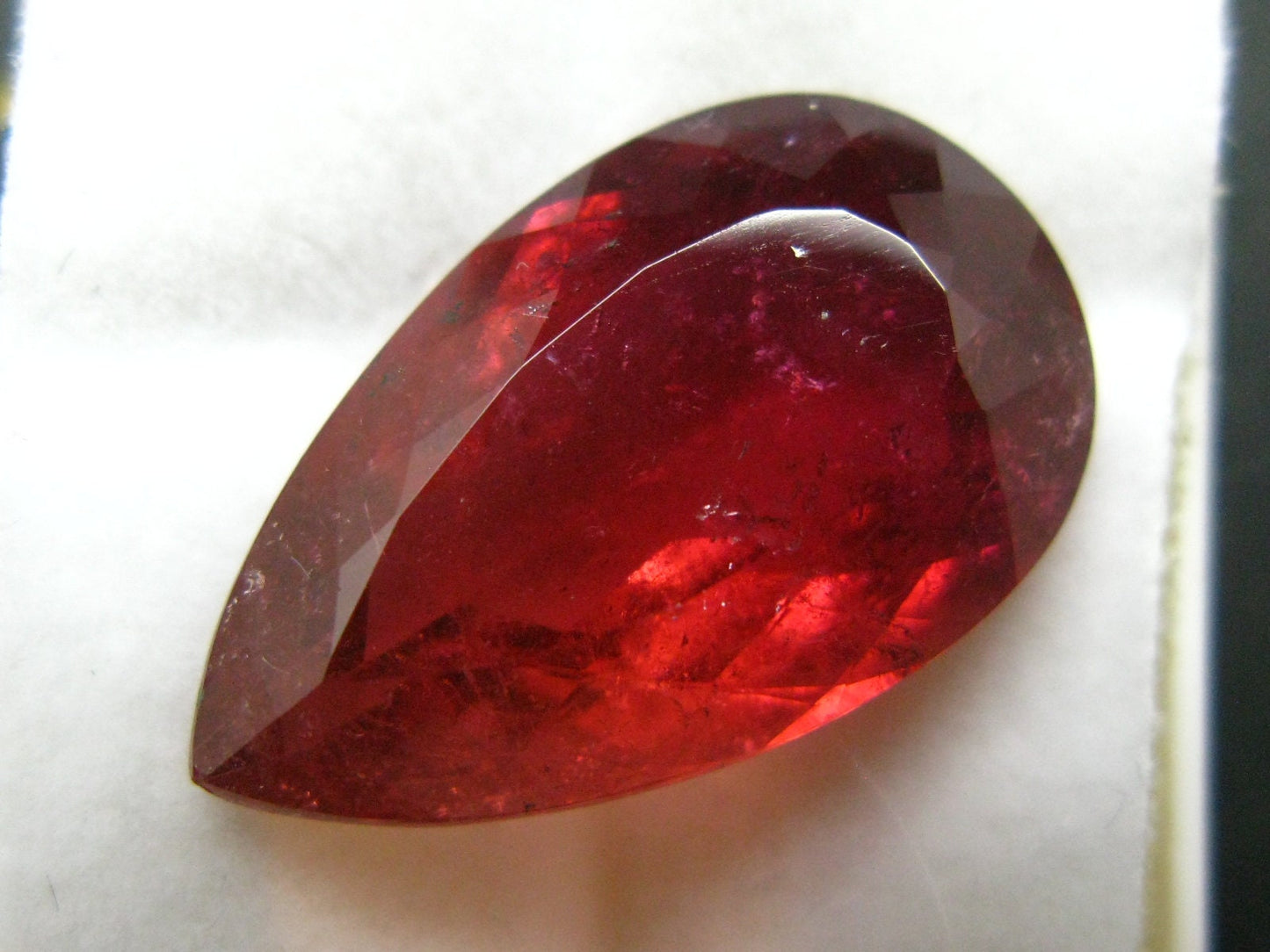 Pink Tourmaline Cut Stone Gem From Brazil - 18.26 Carats - 24x14mm