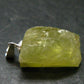 Brazilianite Crystal Silver Pendant From Brazil - 1.0" - 4.06 Grams