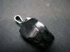 Unpolished Elite Shungite Silver Pendant from Russia - 1.1" - 2.71 Grams