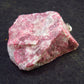 Rosaline Zoisite!! Rare Raw Deep Pink Thulite Silver Pendant From Norway - 1.0"