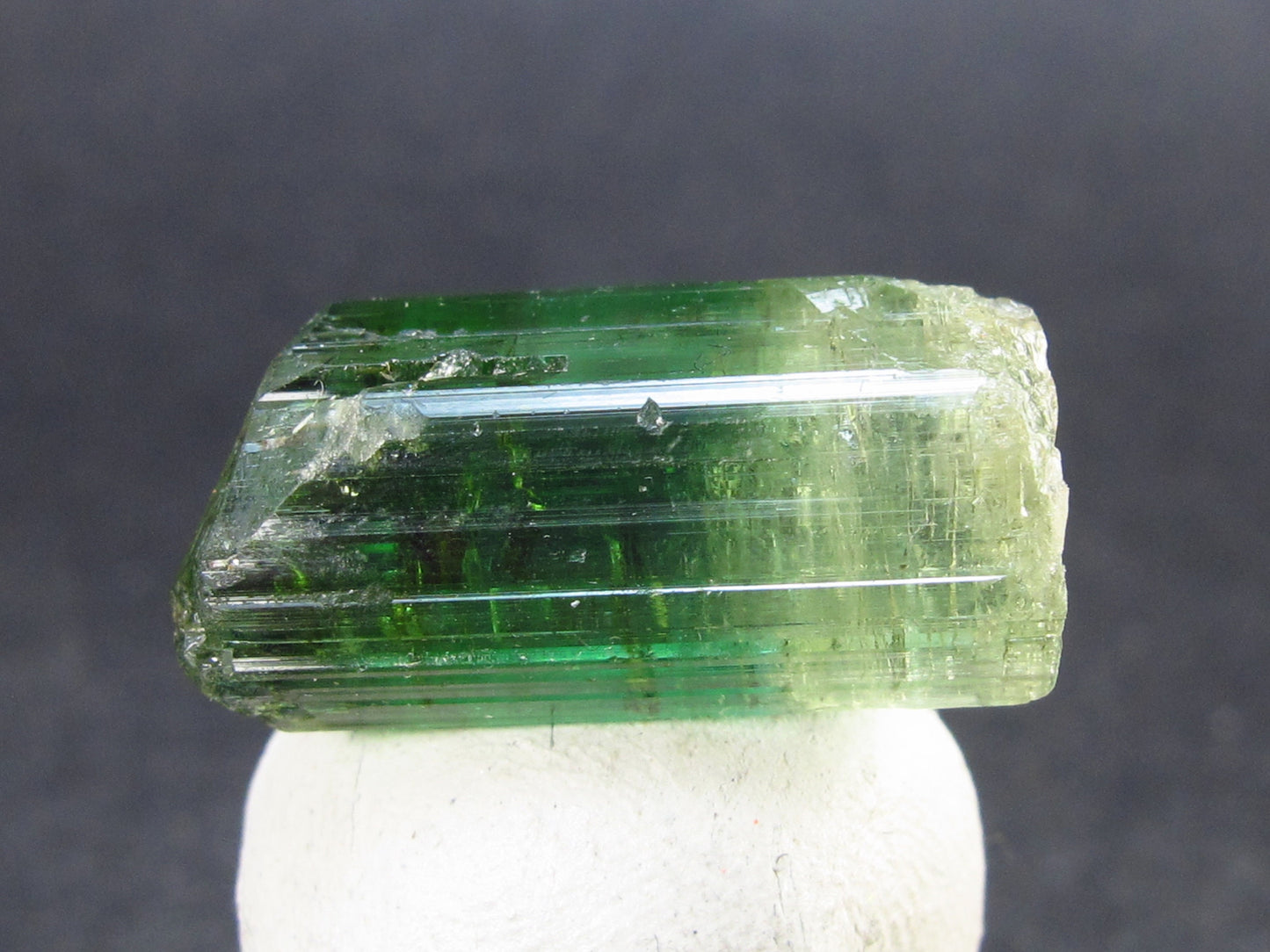 Green Tourmaline Crystal From Brazil - 0.8" - 17.6 Carats