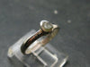 Cute Gem Moldavite Sterling Silver Ring From Czech Republic - Size 5.5 - 1.6 Grams
