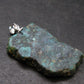 Genuine Turquoise Silver Pendant From Sleeping Beauty Arizona - 1.4" - 4.09 Grams