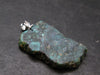 Genuine Turquoise Silver Pendant From Sleeping Beauty Arizona - 1.4" - 4.09 Grams