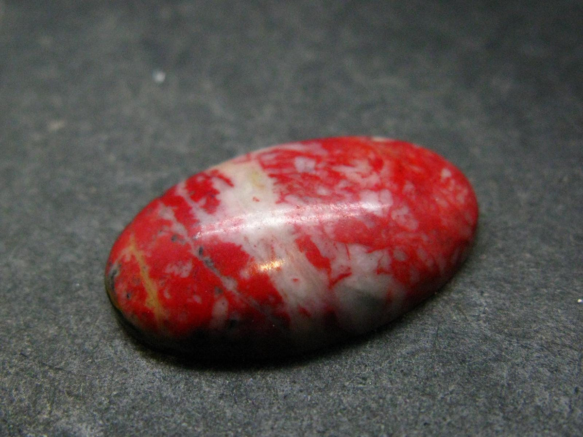 Cinnabar Cabochon from Russia - 3.20 Grams - 24 x 14 mm