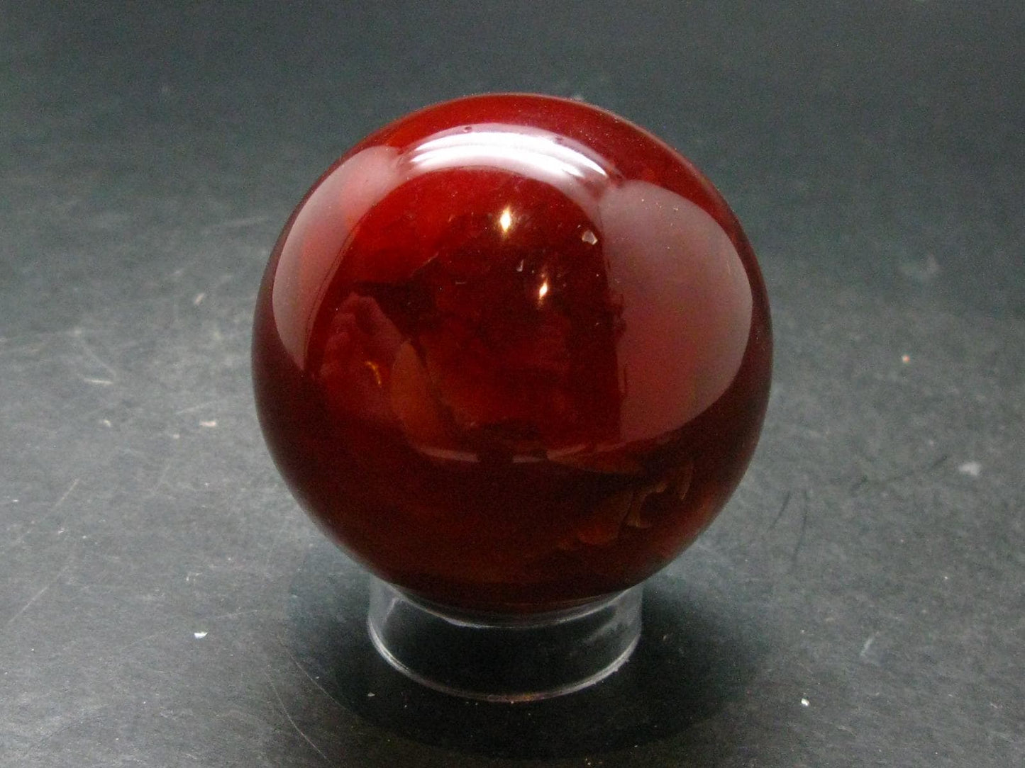 Carnelian Agate Sphere Ball From Madagascar - 2.5" - 248.24 Grams