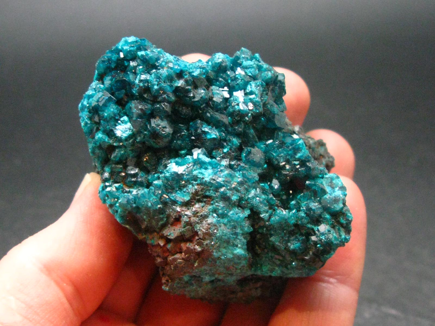Very Nice Dioptase Cluster from Congo - 2.2" - 88.95 Grams