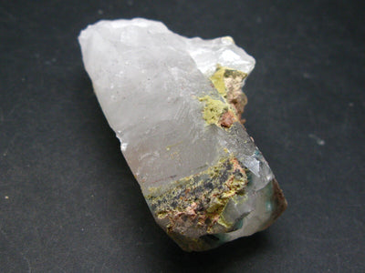 Rare Ajoite In Terminated Quartz Crystal from South Africa - 3.7" - 121 Grams