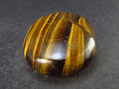 Golden Tiger Eye Tumbled Stone From South Africa - 2.2" - 71.9 Grams