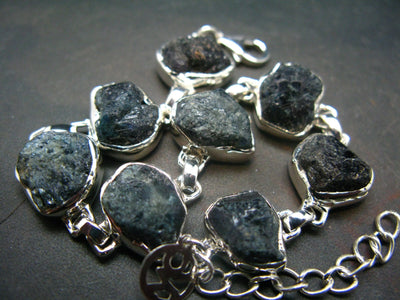 Alexandrite Silver Bracelet From Zimbabwe - 7" - 17.1 Grams