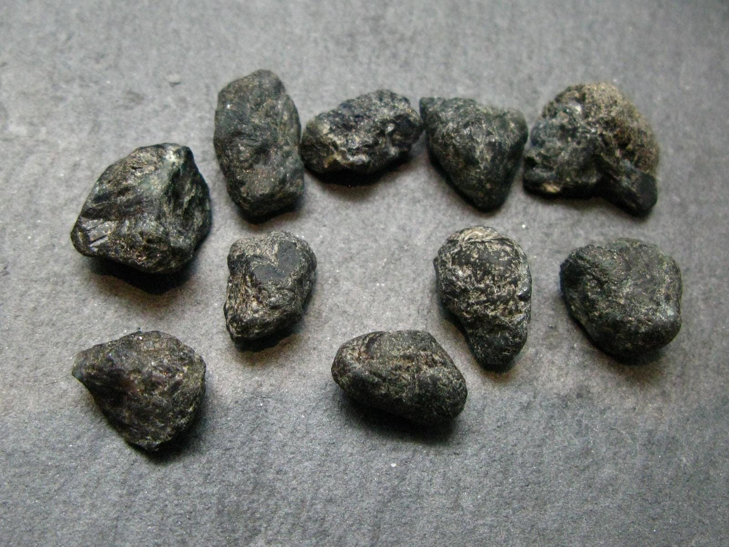 Lot of 10 Rare Alexandrite Chrysoberyl Crystals From Brazil - 64.45 Carats