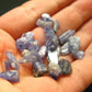 Lot of 25 Gem Tanzanite Zoisite Crystals From Tanzania - 7.25 Grams