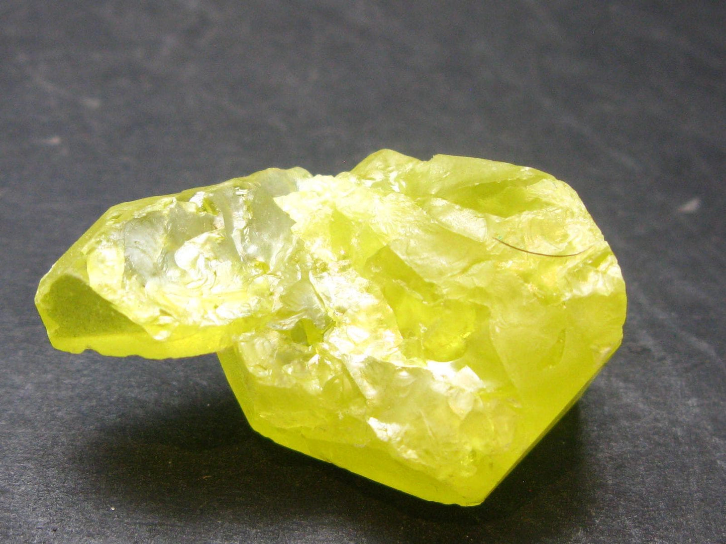Large Yellow Sulphur Sulfur Crystal Italy - 1.3"