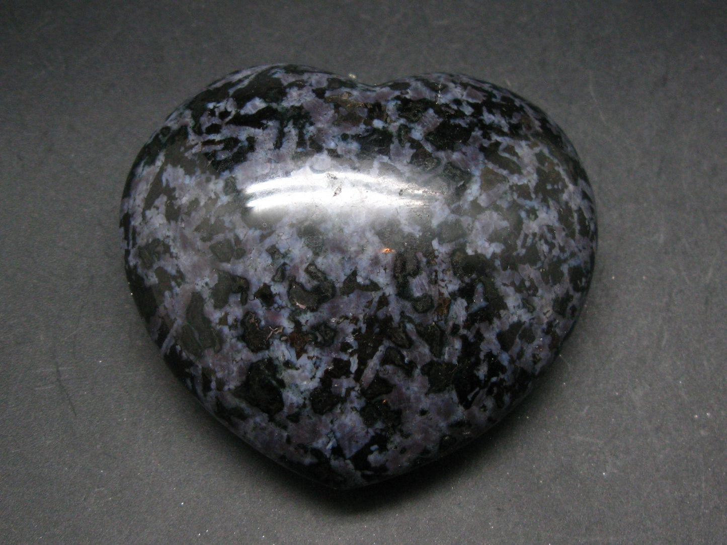 Mystic Merlinite Tumbled Heart From Indian Ocean - 3.2"
