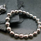 Meteorite Gibeon Genuine Bracelet ~ 7 Inches ~ 10mm Round Beads