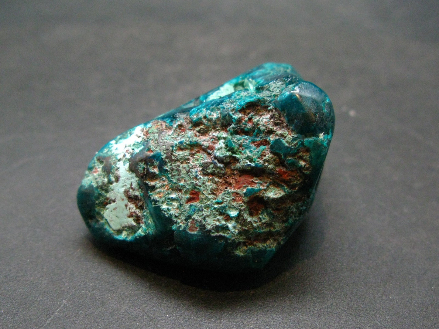 Very Nice Tumbled Dioptase Stone from Congo - 1.5" - 32.17 Grams