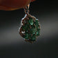 Emerald Silver Pendant W/Chain From Colombia - 3.26 Grams Total