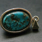 Turquoise Silver Pendant - 1.3" - 10.20 Grams