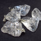 Set of 5 Natural Clear Quartz Crystal Pendants From Brazil