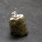 Extremely Rare Raw Gem Green Kornerupine Silver Pendant Crystal From Tanzania - 3.03 Grams - 0.8"