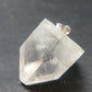 Clear Apophylite Apophyllite Crystal Silver Pendant From India - 1.0" - 6.5 Grams