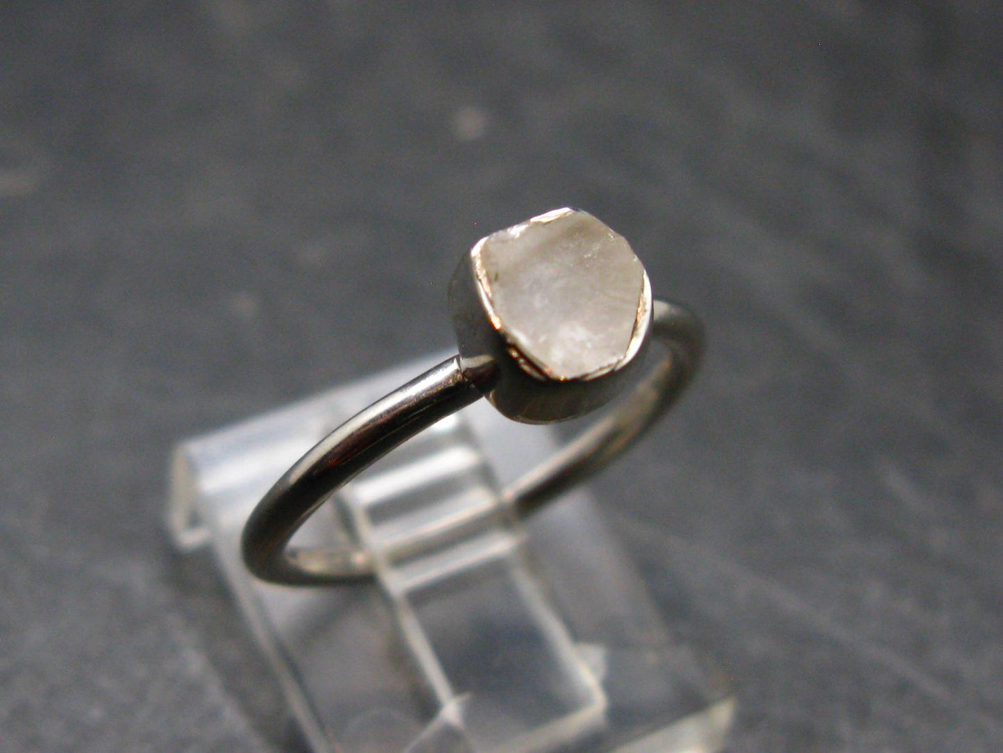 Phenakite Phenacite Sterling Silver Size 6 Ring from Russia - 1.71 Grams