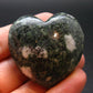 Rare Stonehenge Bluestone Heart From Wales UK - 1.5" - 46.45 Grams