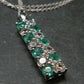 Emerald Silver Pendant W/Chain From Colombia - 5.32 Grams Total