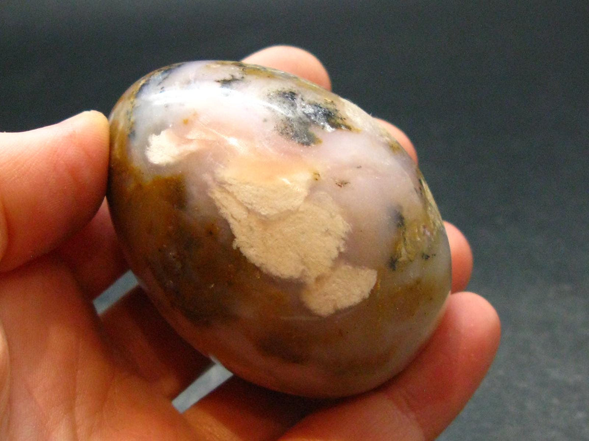 Rare Pink Opal Egg from Peru - 104.36 Grams, 2.2"