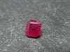 Beautiful Rare Gem Bixbite Red Beryl Emerald Cut Stone From Utah USA - 0.33 Carats - 4.6x4.1mm