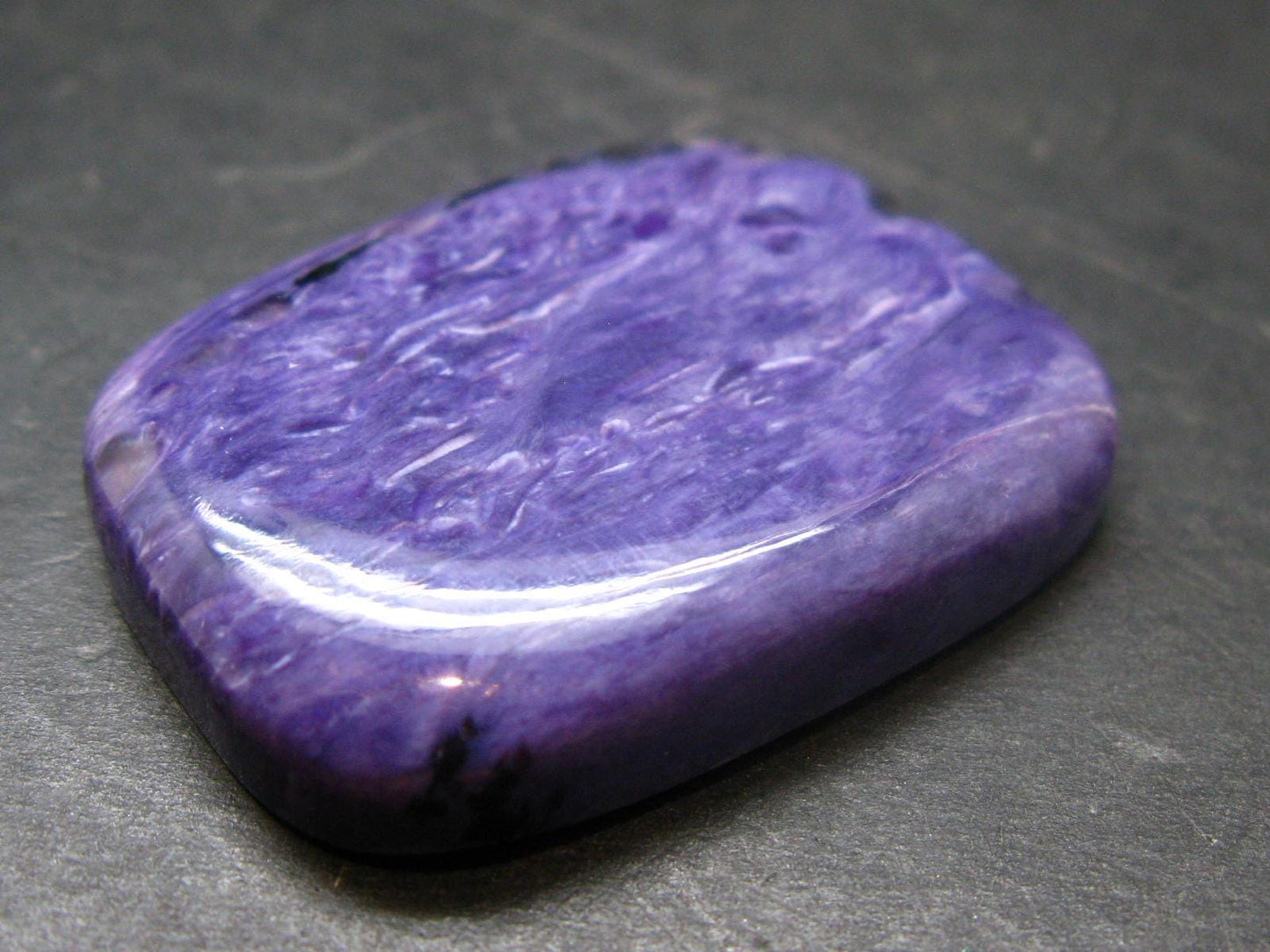 Rare High-Quality Charoite Cabochon From Russia - 1.6"
