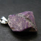Sugilite Silver Pendant From South Africa - 1.0" - 2.8 Grams
