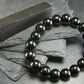 Whitby Jet Genuine Bracelet From UK ~ 7 Inches ~ 10mm Round Beads