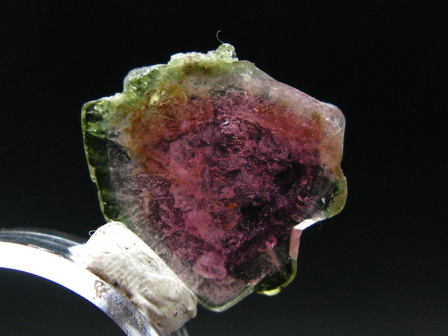 Rare Watermelon Tourmaline Crystal Slice From Brazil - 8.75 Carats