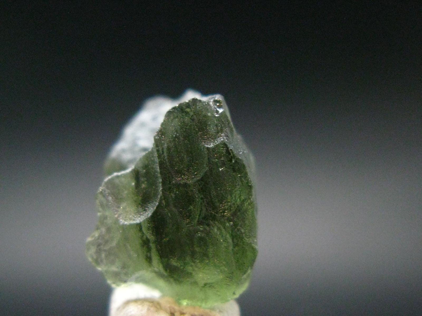 Moldavite Tektite Raw Piece from Czech Republic - 0.4" - 4.7 Carats - 0.94 Grams