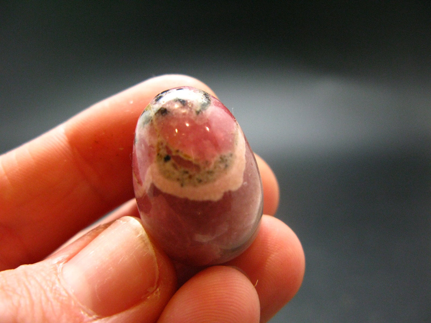 Rhodochrosite Egg from Argentina - 0.9" - 12.64 Grams