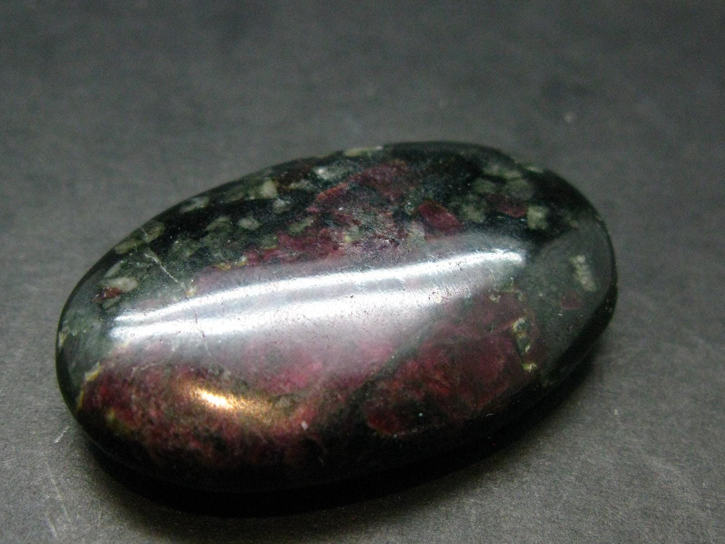 Eudialyte Tumbled Stone From Russia - 1.6" - 20.41 Grams