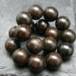 Meteorite Chondrite Genuine Bracelet ~ 7 Inches ~ 12mm Round Beads