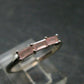 Natural Rose Quartz Ring from Brazil - 1.39 Grams - Size 7