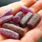 Lot of 10 Ruby Crystals from Winza Tanzania - 27.27 Grams