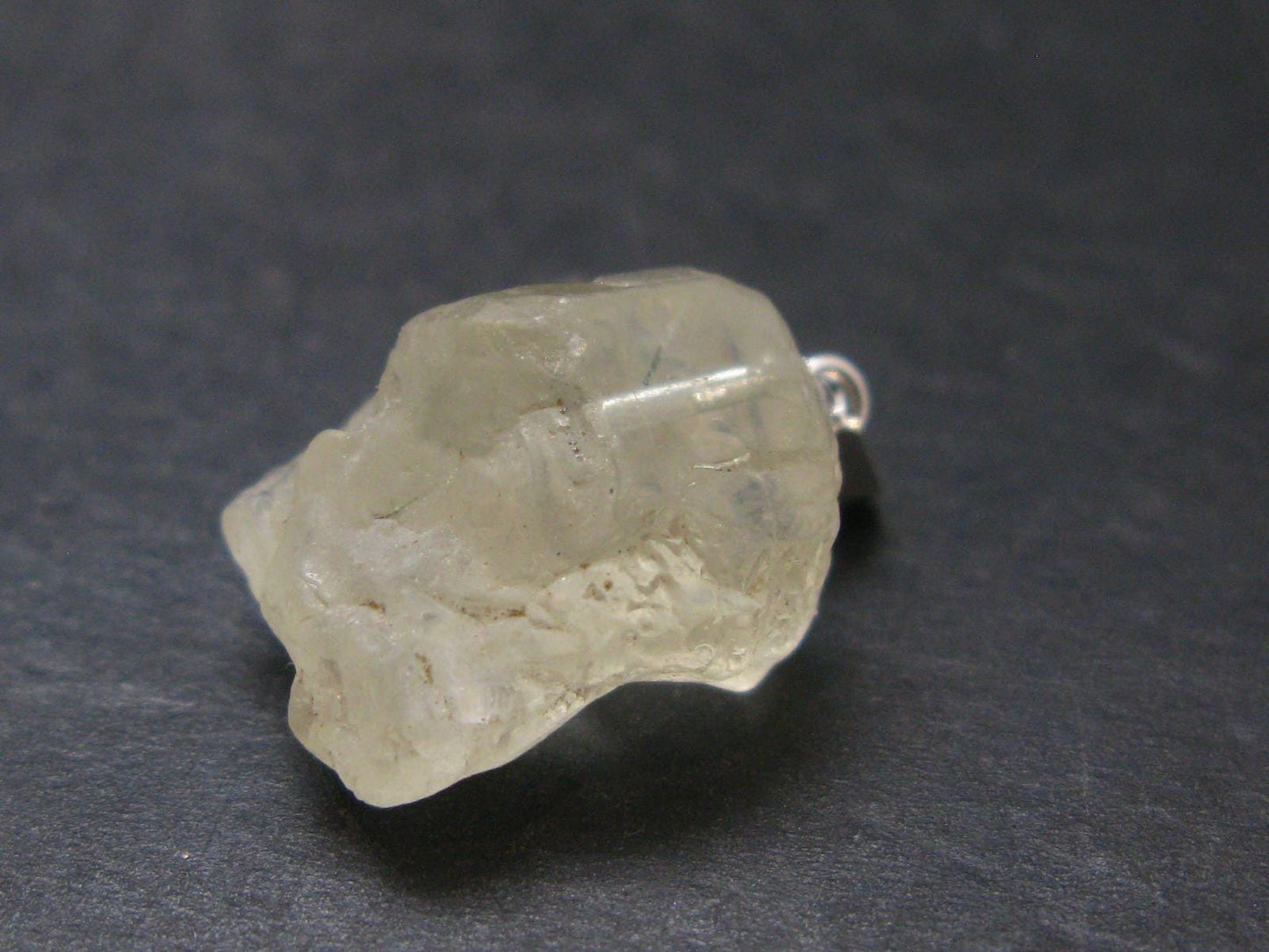 Bytownite Golden Labradorite Silver Pendant From Mexico - 0.9"