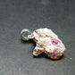 Bixbite Red Emerald Beryl Silver Pendant From Utah USA - 4.85 Carats - 0.7"